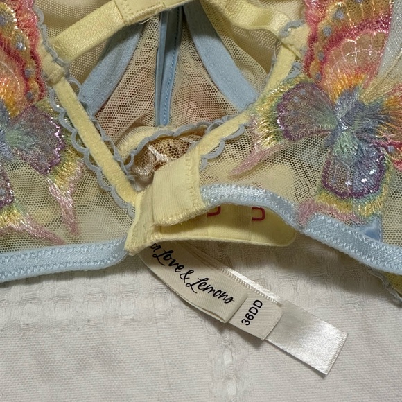 For love and lemons pastel butterfly set. Never worn! - Picture 5 of 7